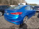2017 Hyundai Elantra Se Синий vin: KMHD84LF8HU209567