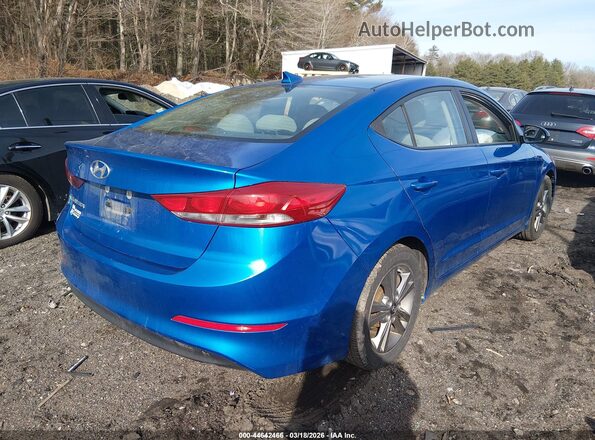KMHD84LF8HU209567 2017 HYUNDAI ELANTRA Синий Задняя правая четверть