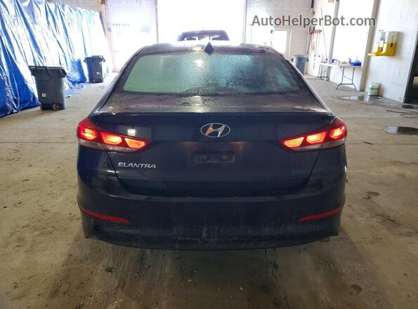 KMHD84LF8JU467058 2018 HYUNDAI ELANTRA Black Widok z tyłu