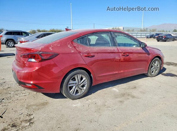 KMHD84LF8KU745913 2019 HYUNDAI ELANTRA Red Tył prawy