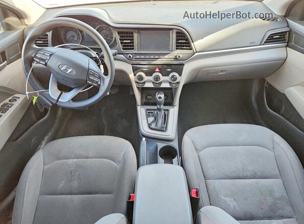 KMHD84LF8KU745913 2019 HYUNDAI ELANTRA Red Widok deski rozdzielczej