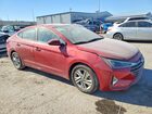 2019 Hyundai Elantra Sel Red vin: KMHD84LF8KU745913
