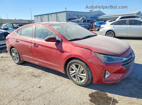 KMHD84LF8KU745913 2019 HYUNDAI ELANTRA Red Przód prawy
