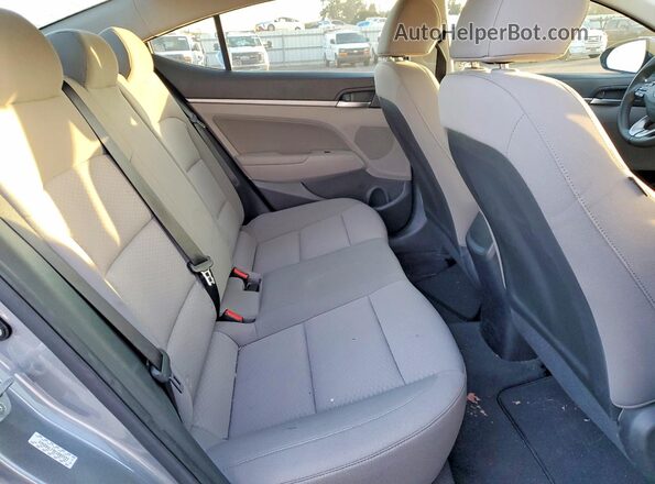 KMHD84LF8KU805933 2019 HYUNDAI ELANTRA Серый Вид задних сидений