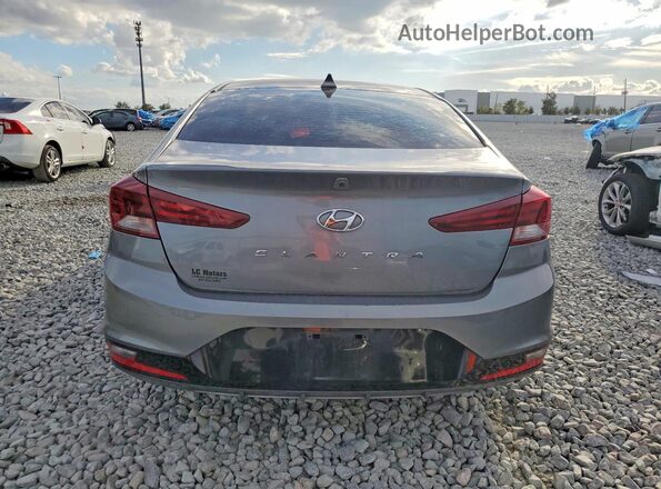KMHD84LF8KU818858 2019 HYUNDAI ELANTRA Gray Հետևի տեսք