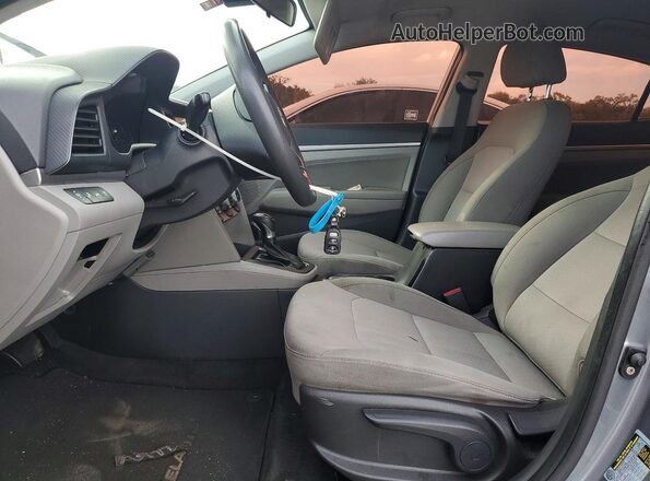 KMHD84LF8KU818858 2019 HYUNDAI ELANTRA Gray Սալոնի դիմացի տեսք