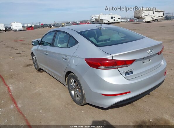 KMHD84LF9HU074065 2017 HYUNDAI ELANTRA Серебряный Задняя левая четверть
