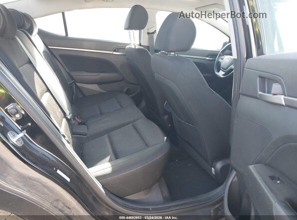 KMHD84LF9JU503033 2018 HYUNDAI ELANTRA Black Widok naklejki z numerem VIN
