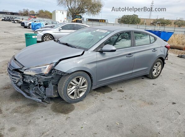 KMHD84LF9KU877658 2019 HYUNDAI ELANTRA Silver Front left