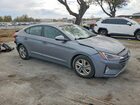 2019 Hyundai Elantra Sel Silver vin: KMHD84LF9KU877658