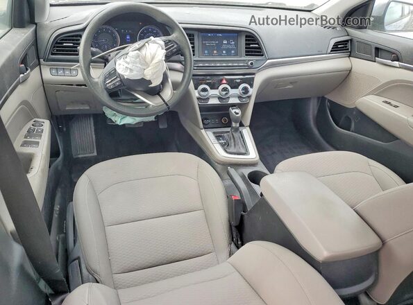 KMHD84LF9KU877658 2019 HYUNDAI ELANTRA Silver Dashboard view