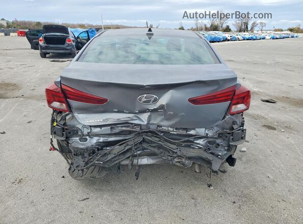KMHD84LF9KU877658 2019 HYUNDAI ELANTRA Silver Rear view