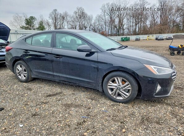 KMHD84LF9LU107087 2020 HYUNDAI ELANTRA Black Przód prawy