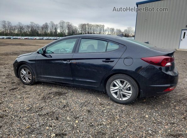 KMHD84LF9LU107087 2020 HYUNDAI ELANTRA Black Tył lewy
