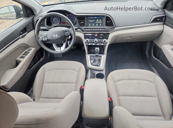 KMHD84LF9LU107087 2020 HYUNDAI ELANTRA Black Widok deski rozdzielczej