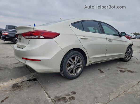 KMHD84LFXJU638327 2018 HYUNDAI ELANTRA Beige Trasero derecho