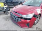 2019 Hyundai Elantra Sel Red vin: KMHD84LFXKU737165