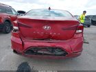 2019 Hyundai Elantra Sel Red vin: KMHD84LFXKU737165
