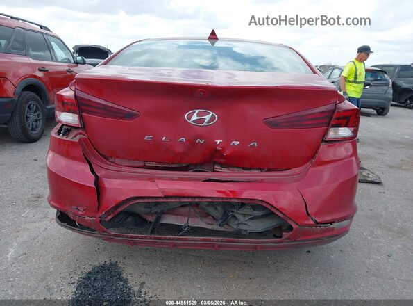 KMHD84LFXKU737165 2019 HYUNDAI ELANTRA Red 