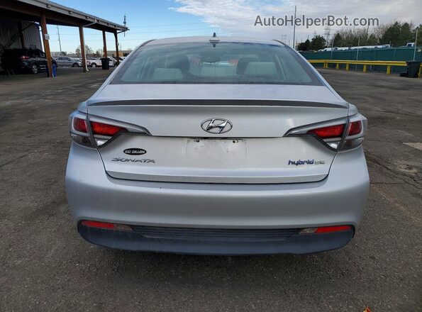 KMHE24L12GA019970 2016 HYUNDAI SONATA Silver Vista trasera