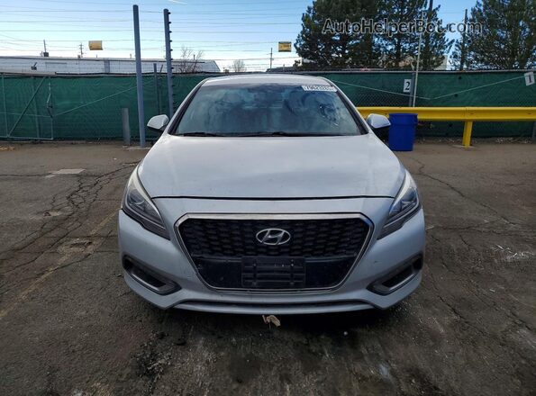 KMHE24L12GA019970 2016 HYUNDAI SONATA Silver Vista frontal