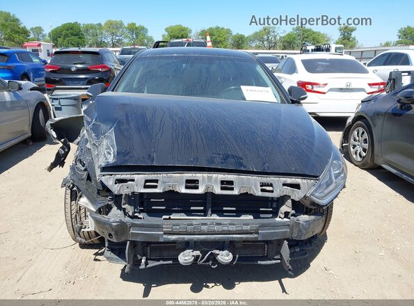 KMHE24L32KA091147 2019 HYUNDAI SONATA HYBRID Black Սալոնի հետևի տեսք