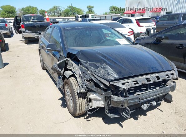 KMHE24L32KA091147 2019 HYUNDAI SONATA HYBRID Black Առջևի աջ