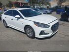 2018 Hyundai Sonata Hybrid Se White vin: KMHE24L33JA080978