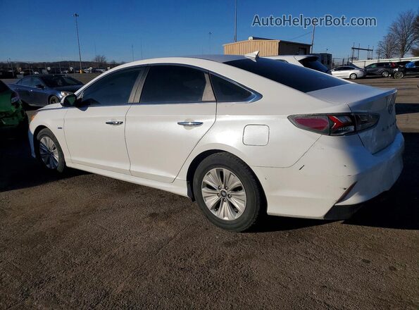 KMHE24L37KA089474 2019 HYUNDAI SONATA White Задня ліва чверть