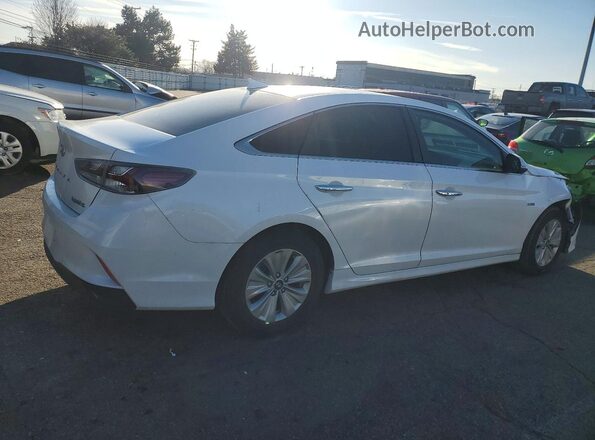 KMHE24L37KA089474 2019 HYUNDAI SONATA White Задня права чверть