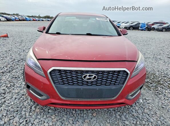 KMHE34L13GA018193 2016 HYUNDAI SONATA Red Vista frontal