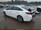 2017 Hyundai Sonata Hybrid Limited Белый vin: KMHE34L16HA057409