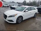 2017 Hyundai Sonata Hybrid Limited Белый vin: KMHE34L16HA057409