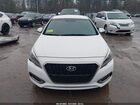 2017 Hyundai Sonata Hybrid Limited Белый vin: KMHE34L16HA057409
