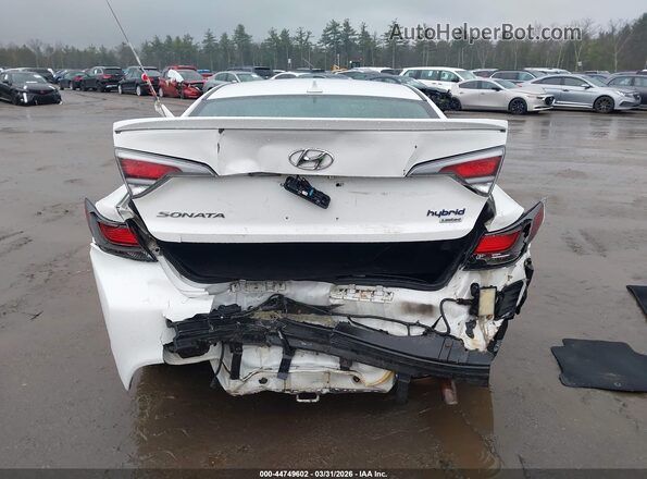 KMHE34L16HA057409 2017 HYUNDAI SONATA HYBRID Белый 