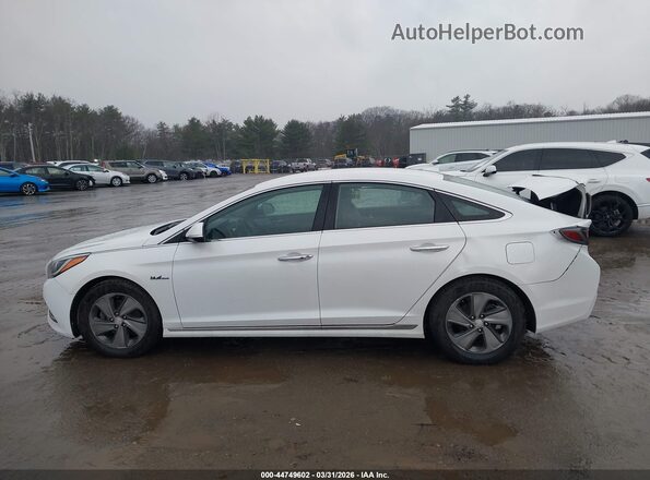 KMHE34L16HA057409 2017 HYUNDAI SONATA HYBRID Белый 