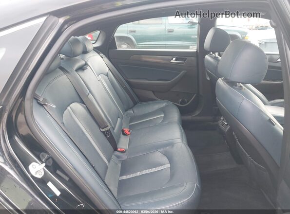 KMHE34L34KA092636 2019 HYUNDAI SONATA HYBRID Black Widok naklejki z numerem VIN