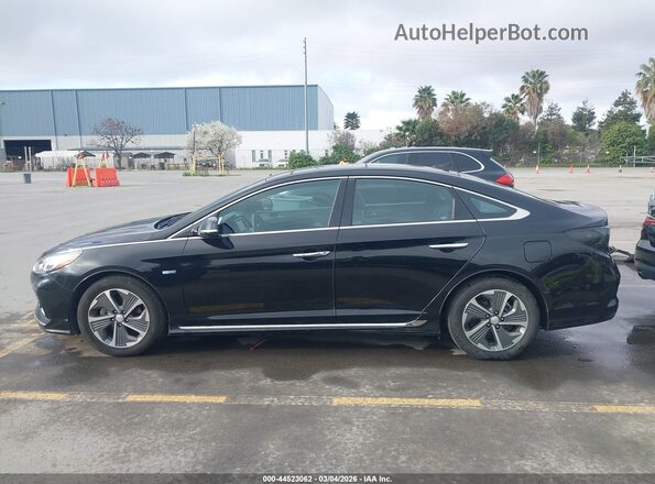 KMHE34L34KA092636 2019 HYUNDAI SONATA HYBRID Black Widok wnętrza 360 stopni