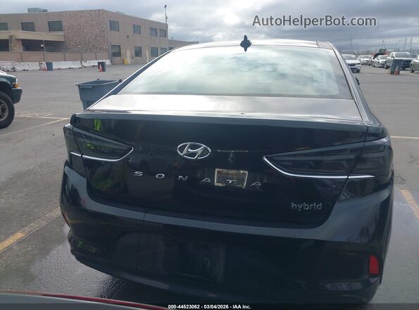 KMHE34L34KA092636 2019 HYUNDAI SONATA HYBRID Black 