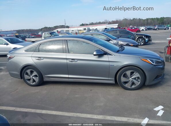KMHE34L36HA068816 2017 HYUNDAI SONATA HYBRID Серый Панорамный вид салона 360°