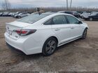 2017 Hyundai Sonata Hybrid Limited Белый vin: KMHE34L38HA062337