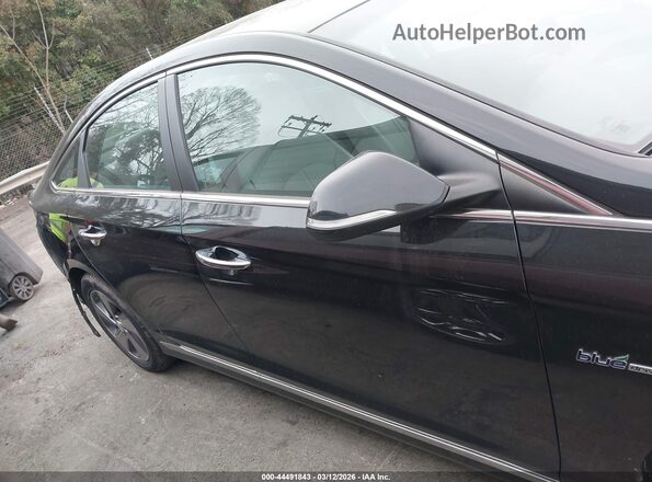 KMHE54L27HA071371 2017 HYUNDAI SONATA PLUG-IN HYBRID Черный Панорамный вид салона 360°