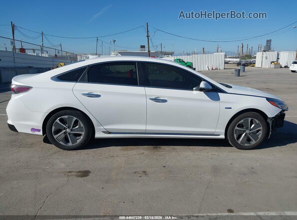 KMHE54L27KA090123 2019 HYUNDAI SONATA PLUG-IN HYBRID Белый Панорамный вид салона 360°