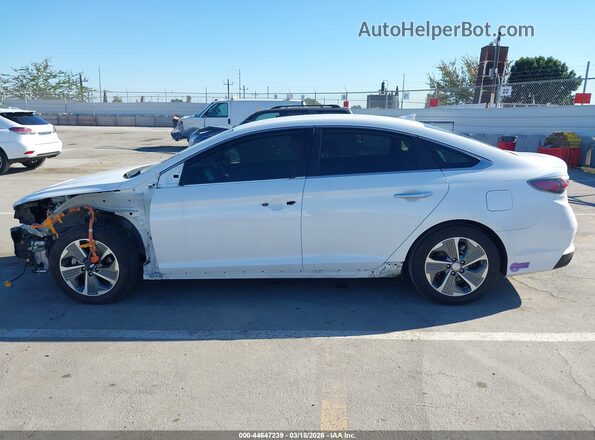 KMHE54L27KA090123 2019 HYUNDAI SONATA PLUG-IN HYBRID Белый 