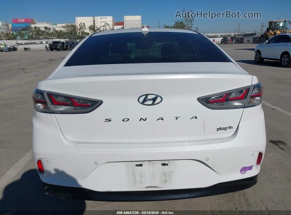 KMHE54L27KA090123 2019 HYUNDAI SONATA PLUG-IN HYBRID Белый 