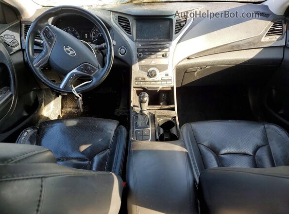 KMHFG4JG7HA589042 2017 HYUNDAI AZERA Серый Вид панели приборов