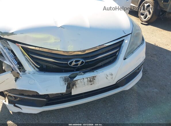 KMHFG4JGXGA509750 2016 HYUNDAI AZERA Белый Вид спереди