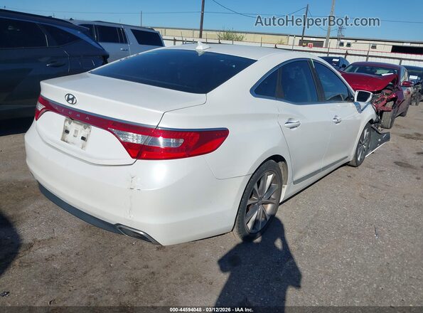 KMHFG4JGXGA509750 2016 HYUNDAI AZERA Белый Задняя правая четверть