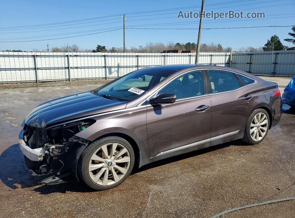 KMHFH4JG2GA527205 2016 HYUNDAI AZERA Brown Front left