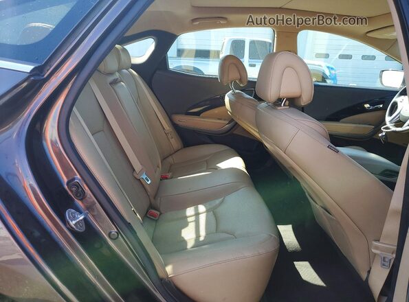 KMHFH4JG2GA527205 2016 HYUNDAI AZERA Brown Rear seats view